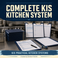 KIS complete digital download — illustrative kitchen product cover. Created by Damien R Smith.